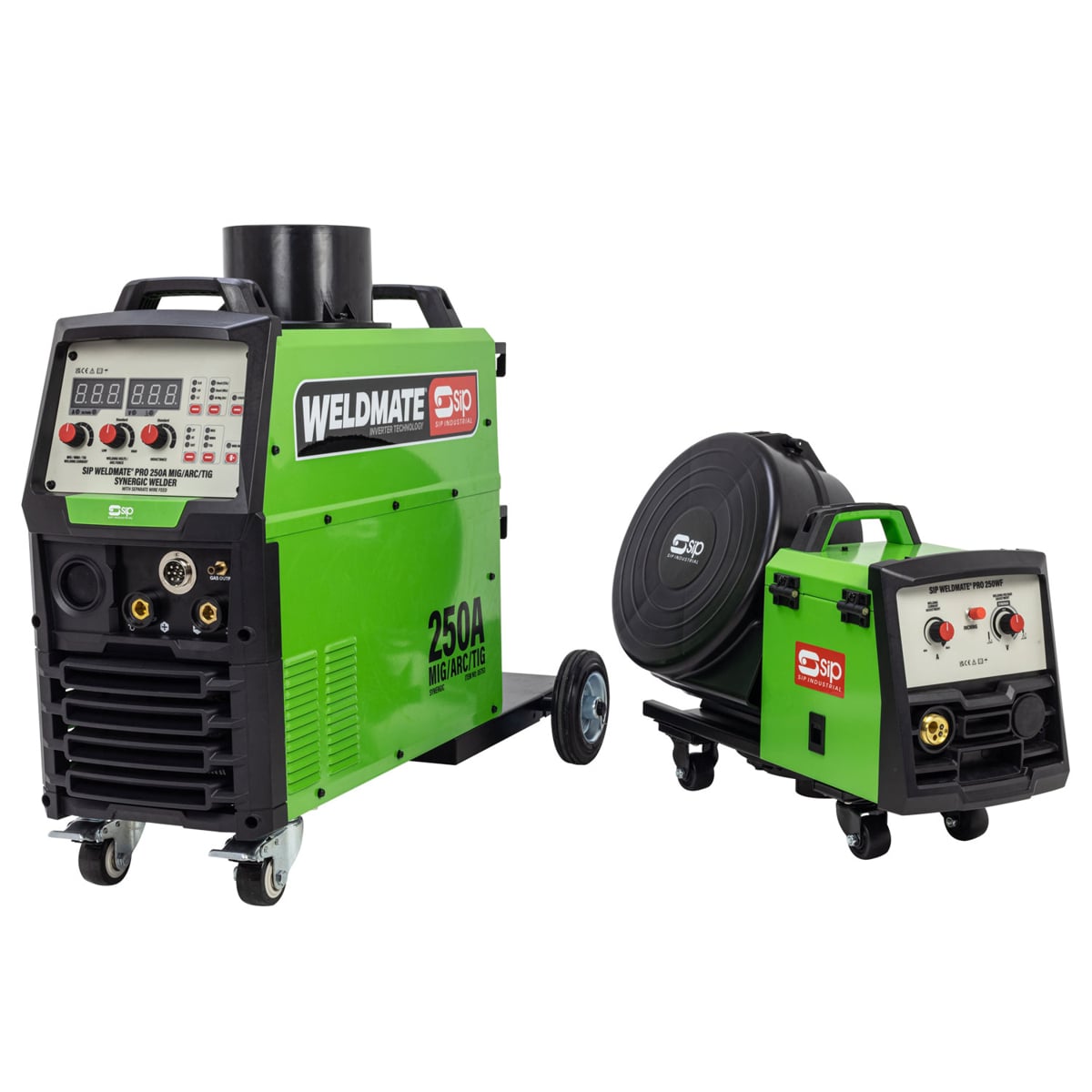 SIP WELDMATE® PRO 250A MIG/ARC/TIG Synergic Inverter Welder with Separate Wire Feed